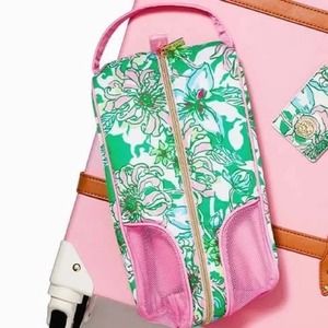 Lilly Pulitzer Shoe Bag in Spearmint Blossom Views - NWT